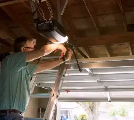 IGDS fixing a garage door in an AZ home