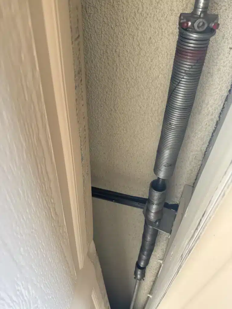 broken spring on a garage door in AZ
