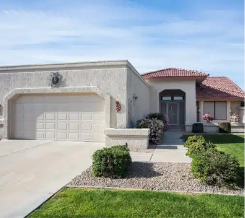 Garage door in a AZ home