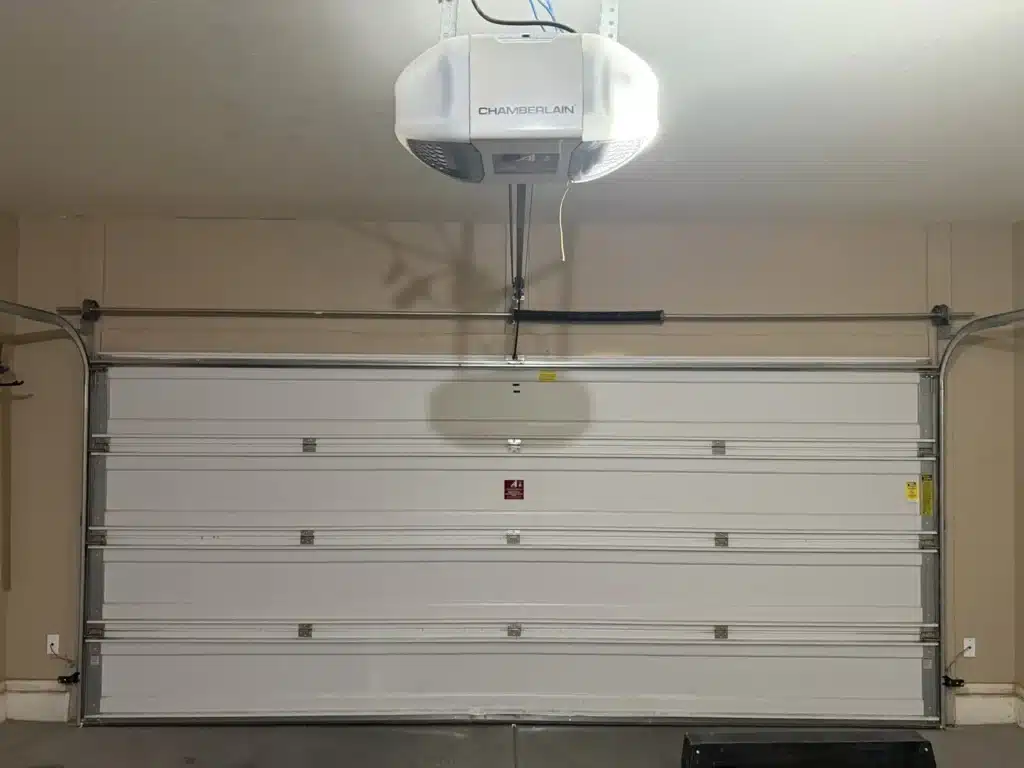 garage door in an arizona home