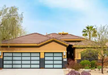 garage door in an AZ home